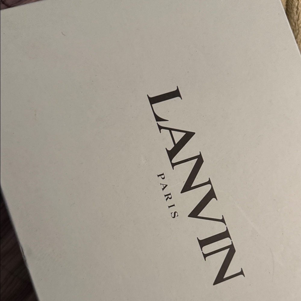 Lanvin Red and Green Sneakers